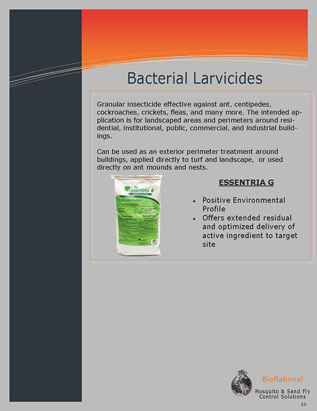 Brochure page 10 Essentria G provide posite environmental profile