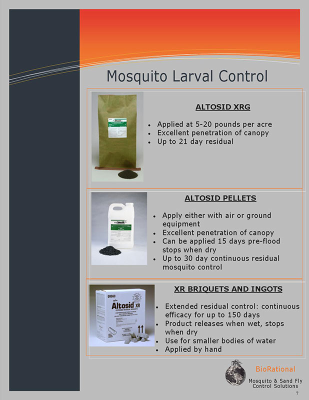 Brochure page 7 Altosid XRG, Altosid pellets, and Altosid ingots